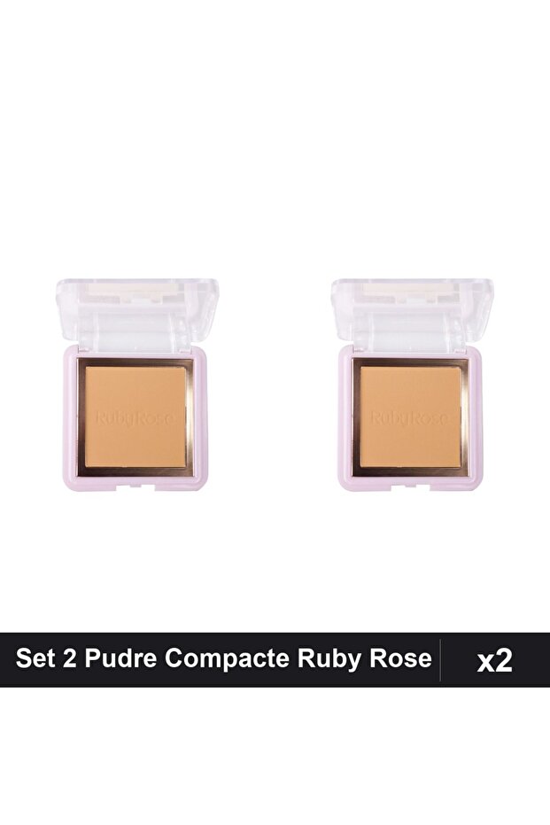 Set 2 Pudre Compacte PC50, Fixare și Contouring Profesional - 1