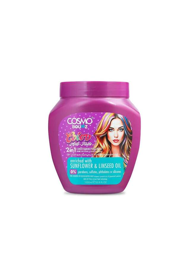 Bounz Hair Care Color Anti Fade 2 In 1 Conditioning Treatment 1000ml