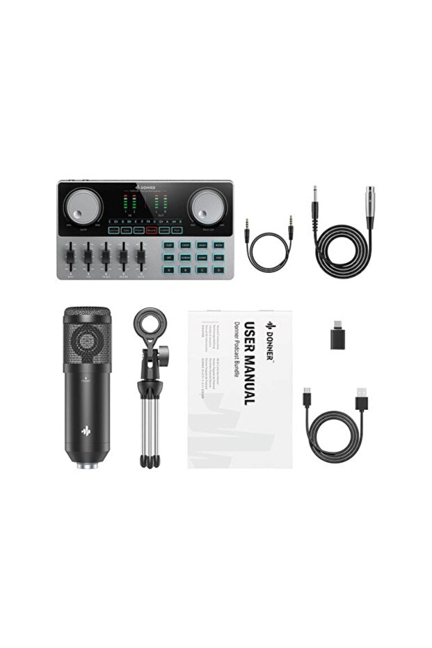 Set podcast cu microfon - 2