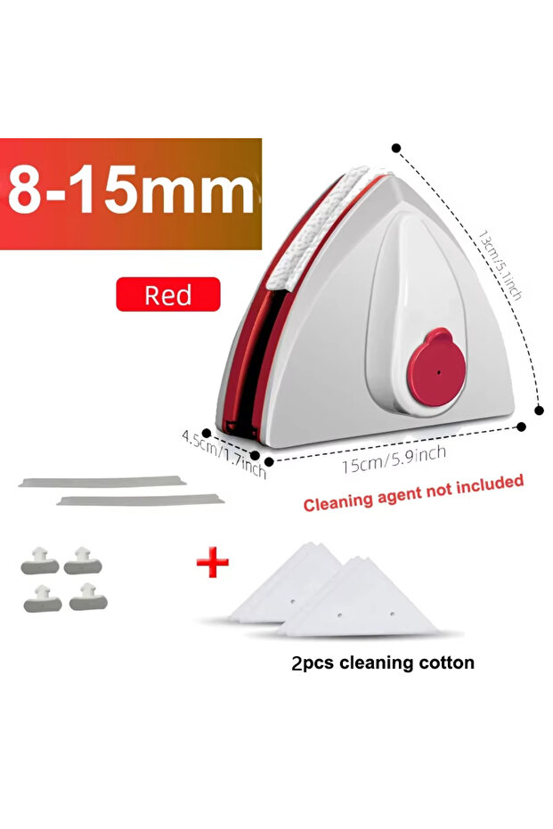 8-15mm Double Sided Magnet Windows Cleaner Automatic Drainage Wiper Glass Window Washer Household Cl