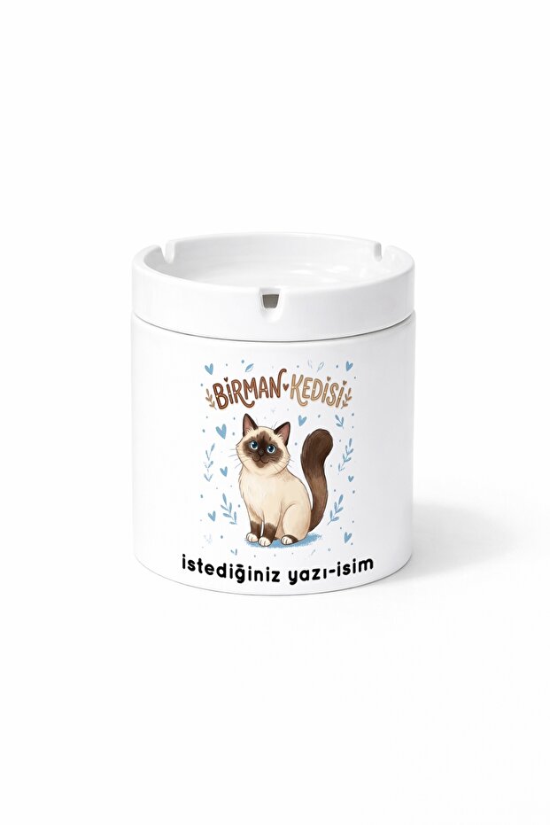 Animal Burmese Cat Sacred Burmese Cat Double Sided Printed Porcelain Magic Mug Cup
