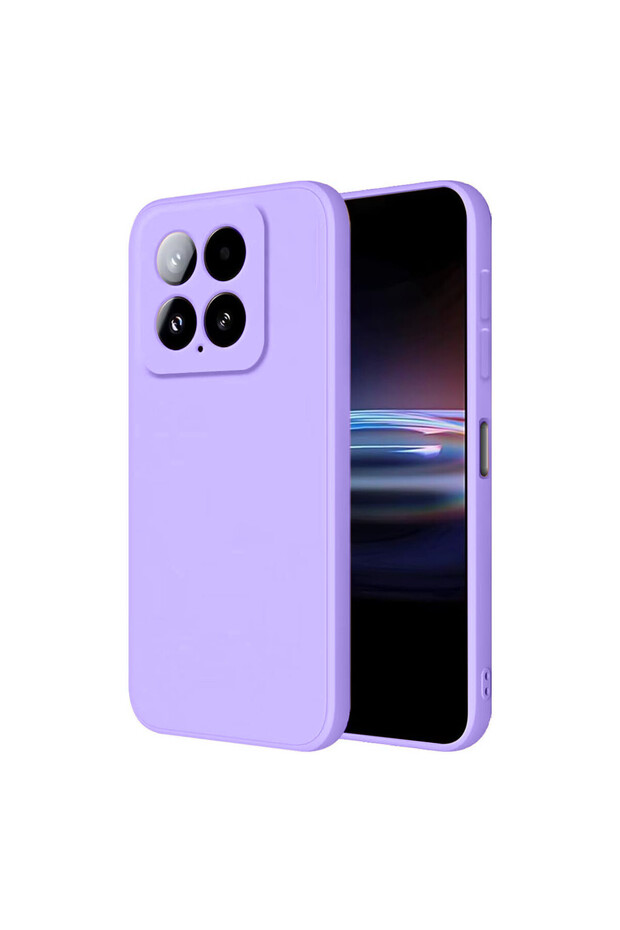 Mi 14t Pro Compatible Case Nano Velvet Silicone - Lilac