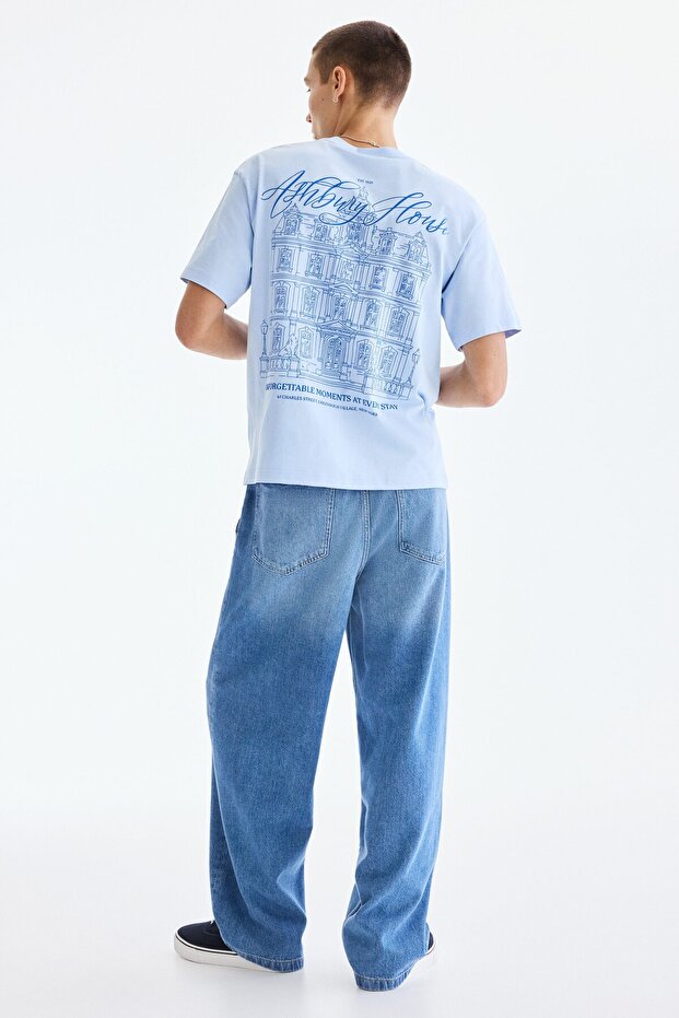 Loose Fit Baskılı Tişört