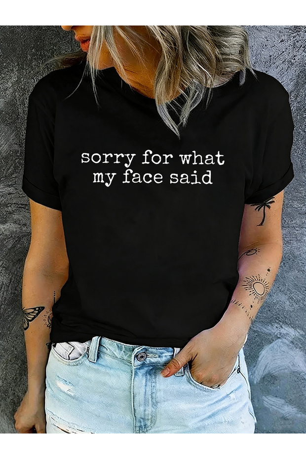 Women's Mix Printed Crew Neck Regular Fit T-Shirt