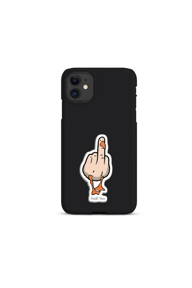 iPhone 11 Compatible Duck You Designed Phone Case
