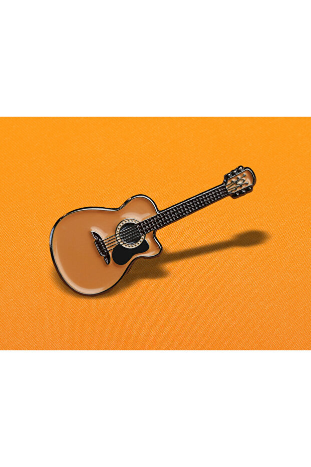 Brooch - Guitar - Mounting Method - Pin
