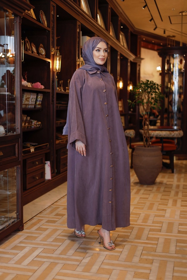 Cupra Fabric Shirt Dress Cap Ferace