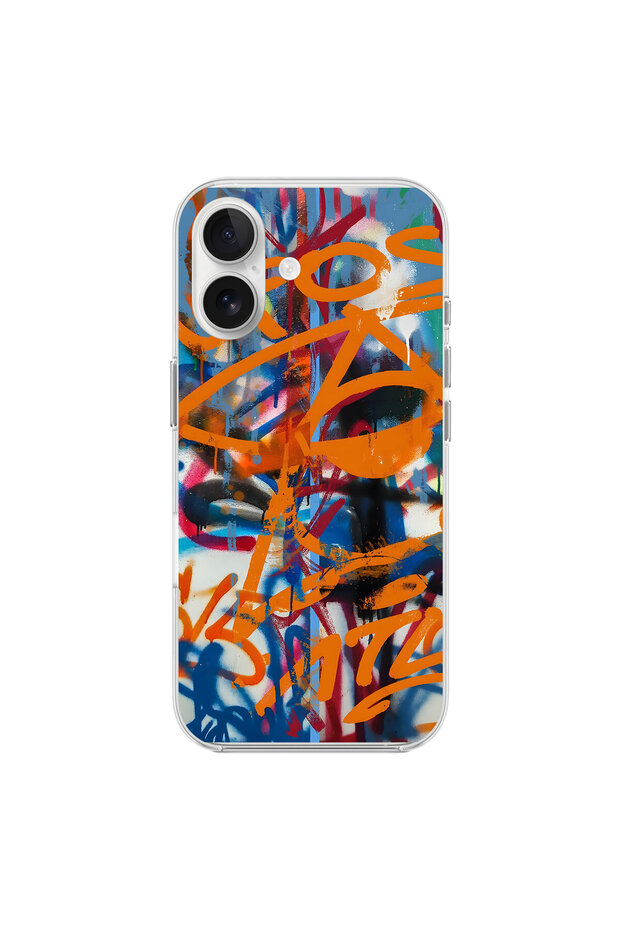 iPhone 17 Compatible Graffiti 2 Design Transparent Case