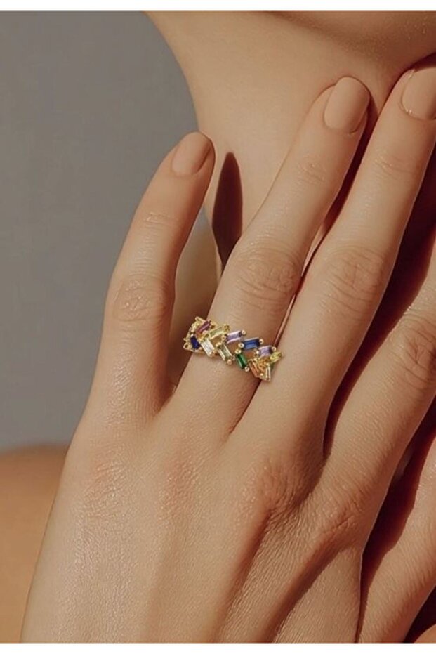 Luxury Patterned Figured Ring - 1