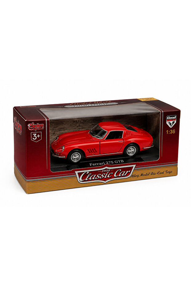 Vardem Ferrari 275 Gtb Nostalgic Car Pull-And-Stop Doors Open 1:36