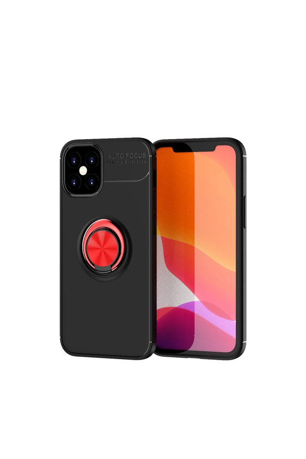 12 Mini Case Range Ring Silicone - Black-Red