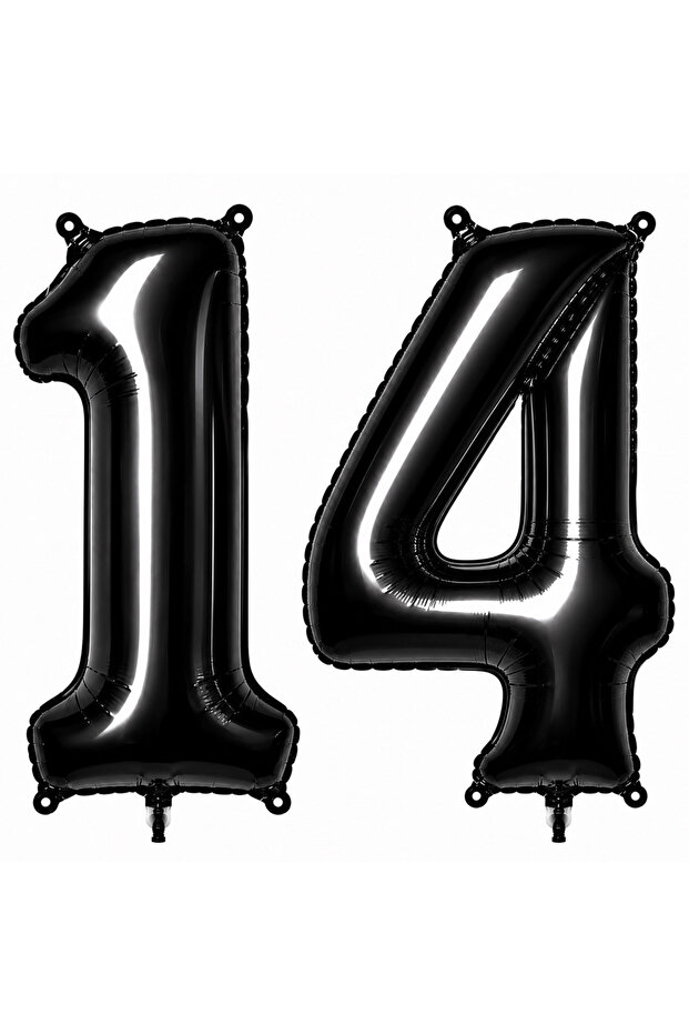 14 بالون فويلو أسود اللون (76 سم)
