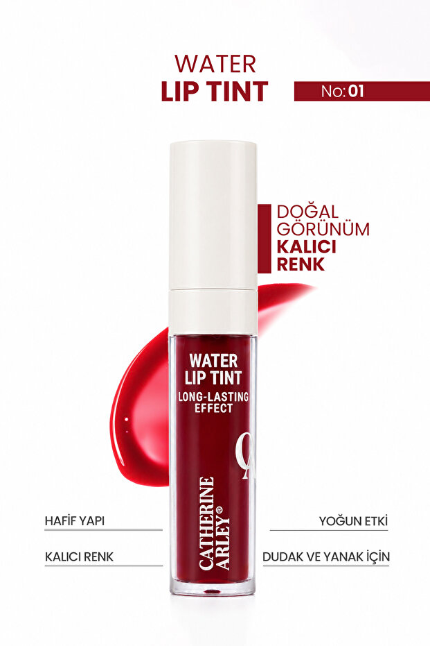 Water Lip Tint Lipstick 5 ml Fiery Red 01