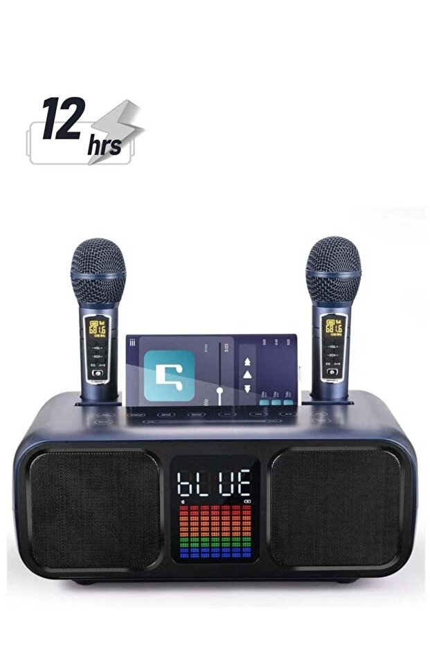 Smart Berry S39 Pro Portable Bluetooth Speaker with 2 Mics, Wireless, 360° Sound, Karaoke, IPX6 Waterproof