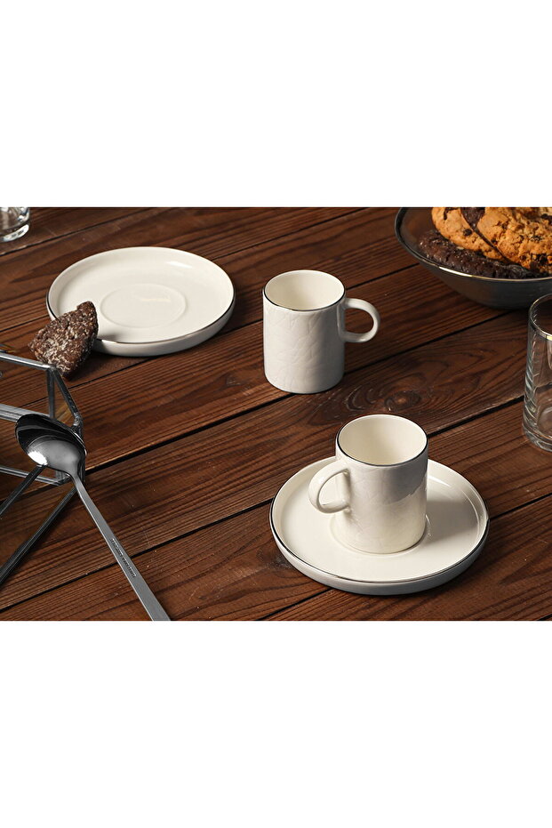 Platinum 2-Person Coffee Set 90Cc