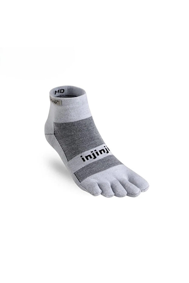 RUN LIGHTWEIGHT MINI CREW COOLMAX - M - رمادي
