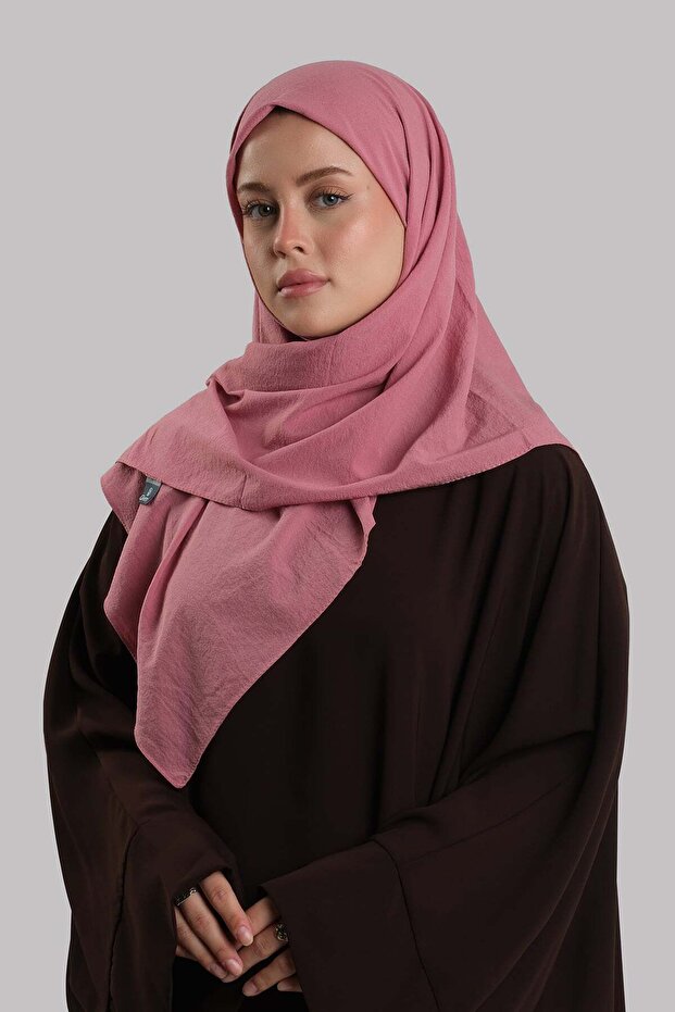 وشاح كلاسيكي سادة من قماش روز داستي مخيط على الطراز الإيطالي سادة 202209_18