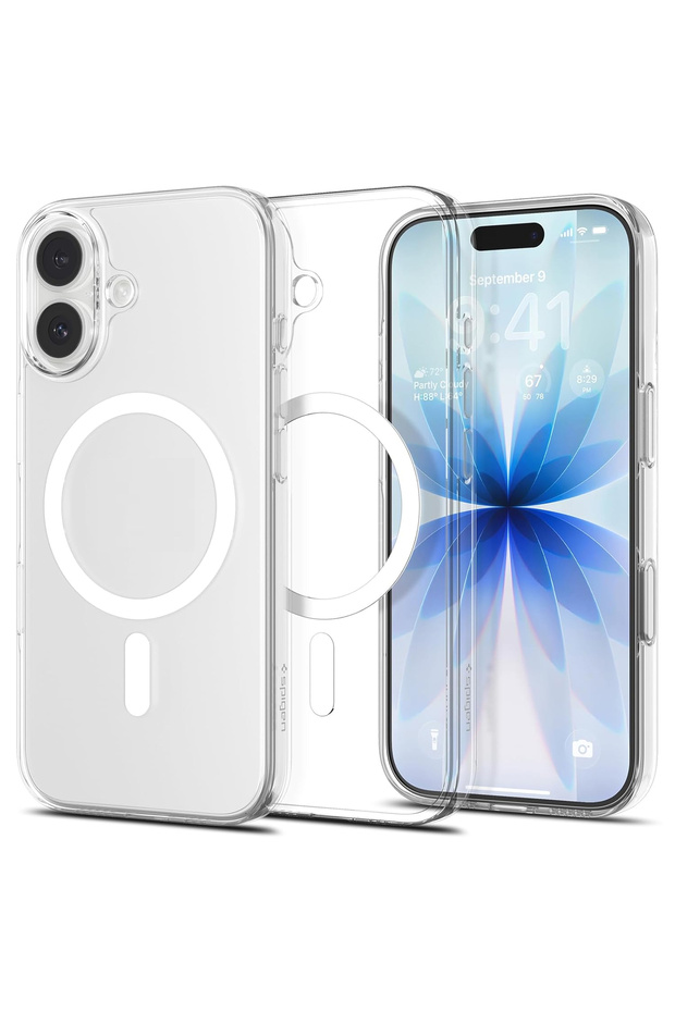 Premium MagSafe Transparent Phone Case for iPhone 17 Crystal Clear Protective Cover with Strong Magnetic Ring for Wireless Charging