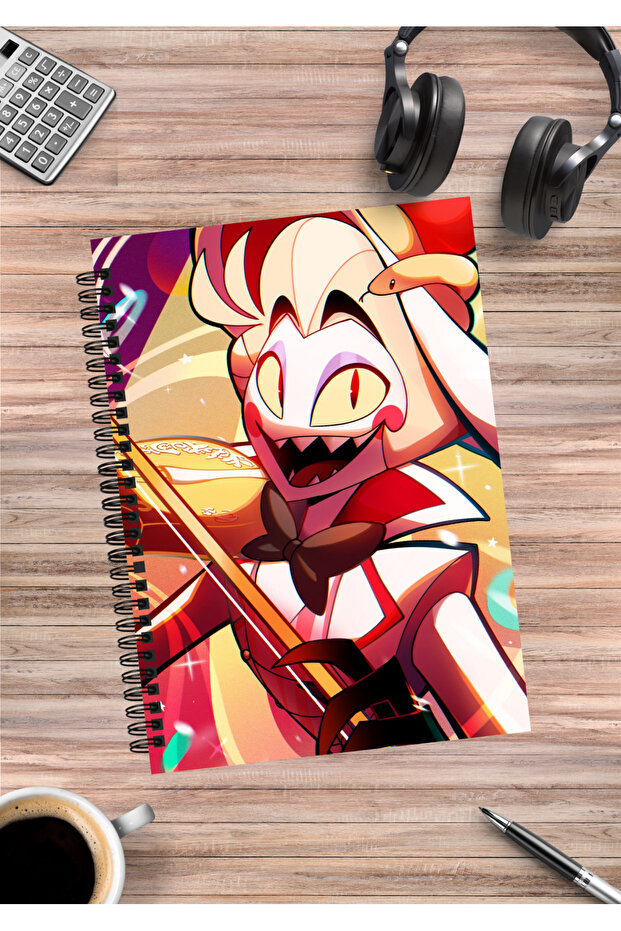 Hazbin Hotel Anime Spiral Notebook A5 (50 Sheets)