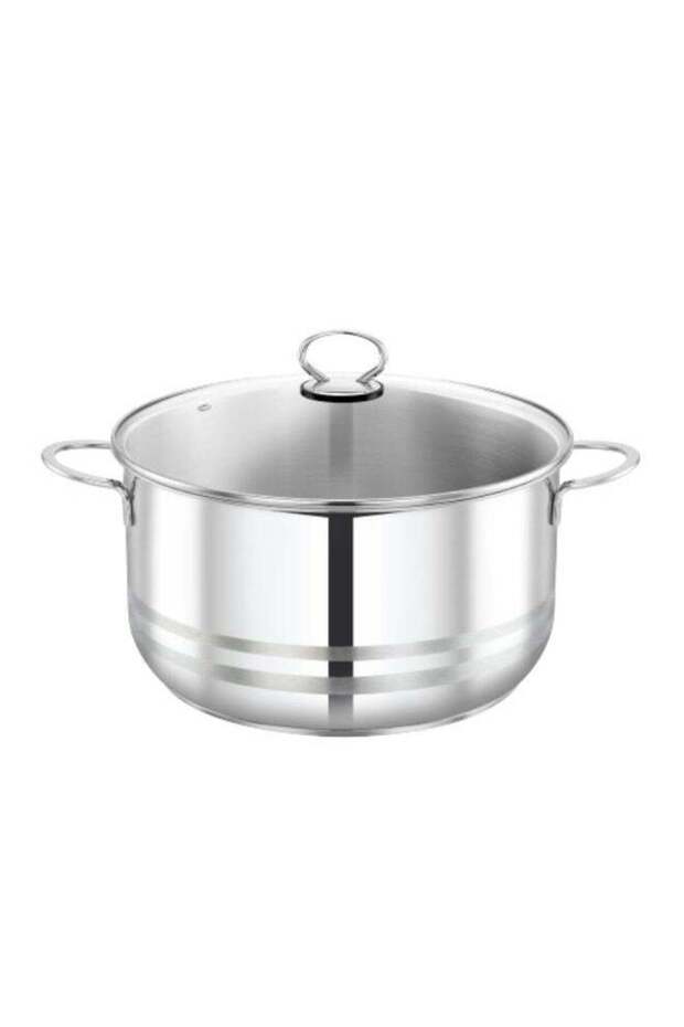 Infinity Stainless Steel Covered Casserole 28 Cm | Casserole With Glass Lid