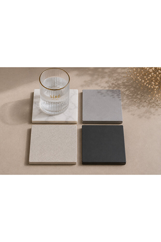 Everyday Coasters – Signature Mix Set (4 Pieces)