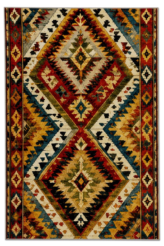 Sdt Mixed Patterned Modern Woven Base Decorative Carpet Sdtamor1034