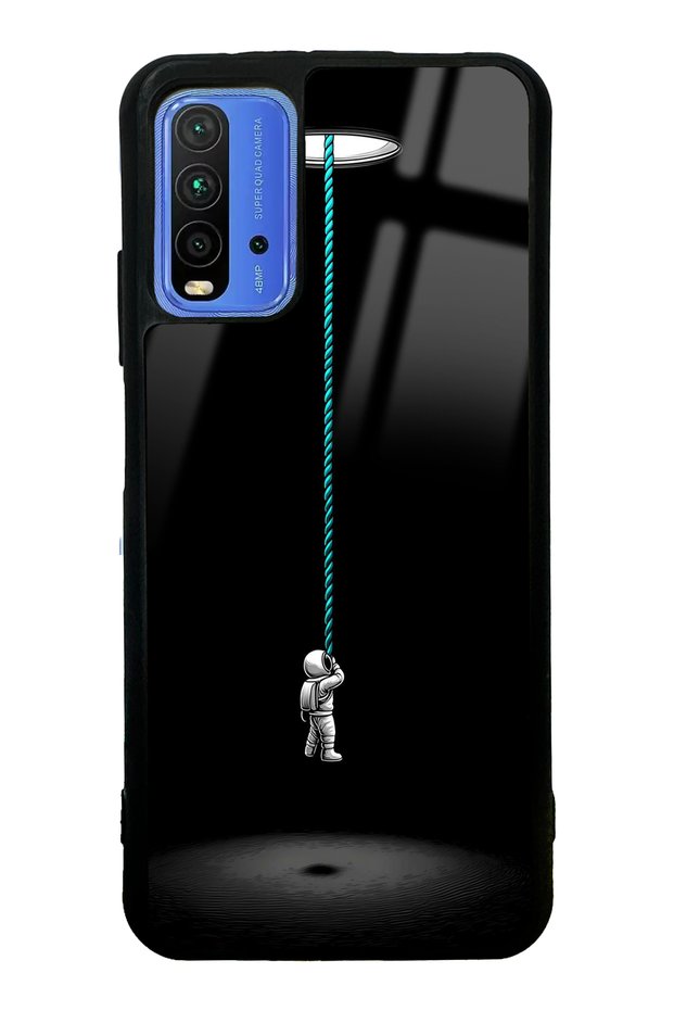 Xiaomi Redmi 9t Glossy Phone Case with Escape from the Gap Design