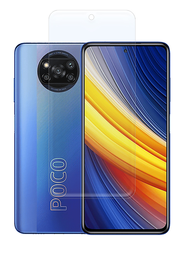 واقي شاشة نانو لامع عالي الدقة متوافق مع هاتف Xiaomi Poco X3 Pro، حماية مرنة ضد الكسر 9H