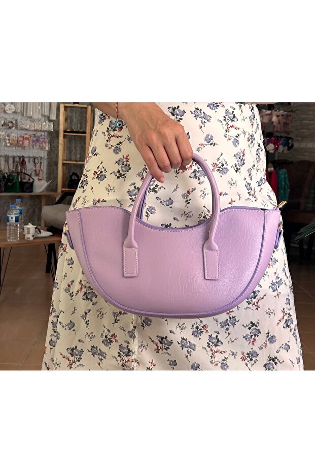 Ns Accessories Half Moon Design Women's Hand and Shoulder Bag