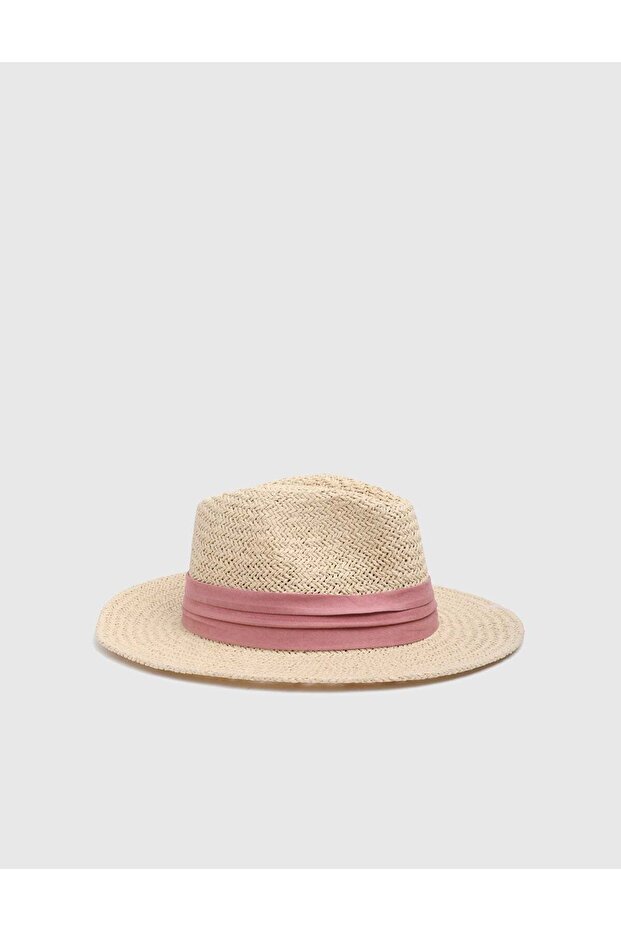 Zinnia Straw Women's Beige Beach Hat