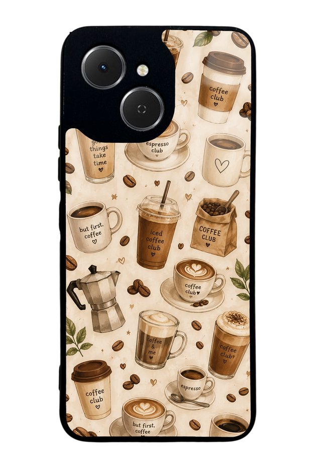 Tecno Spark 40C Coffee Club Design Glossy Phone Case