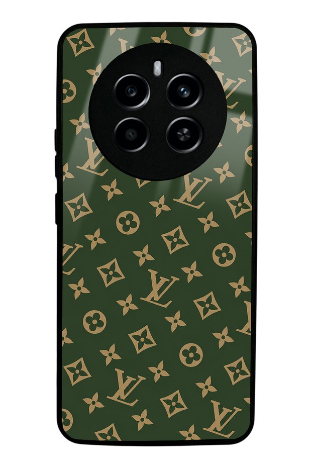 Realme 12 Pro Plus Green Lv Design Glossy Phone Case