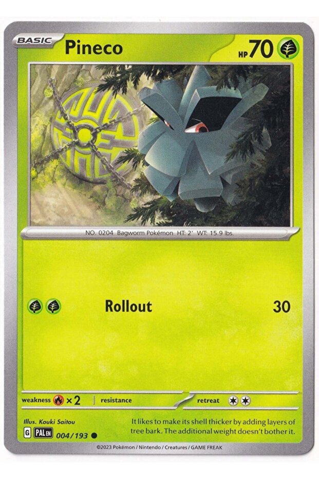 Pineco 004/193 - Paldea Evolved - Card (Mint)