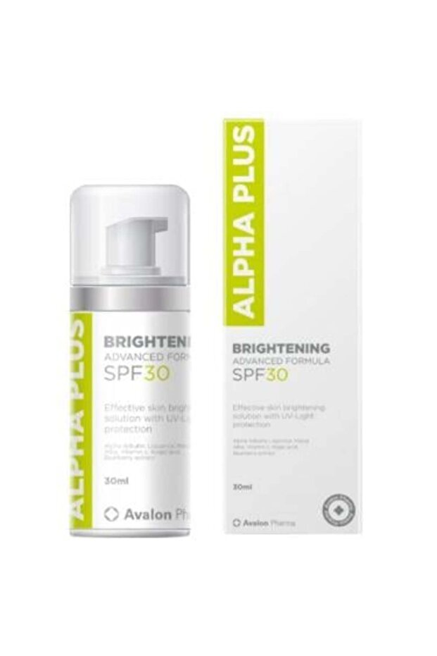 كريم الفا بلس بالتركيبة المتطورة لتفتيح البشرة مع عامل وقايه SPF 30 من افالون ، 30 مل