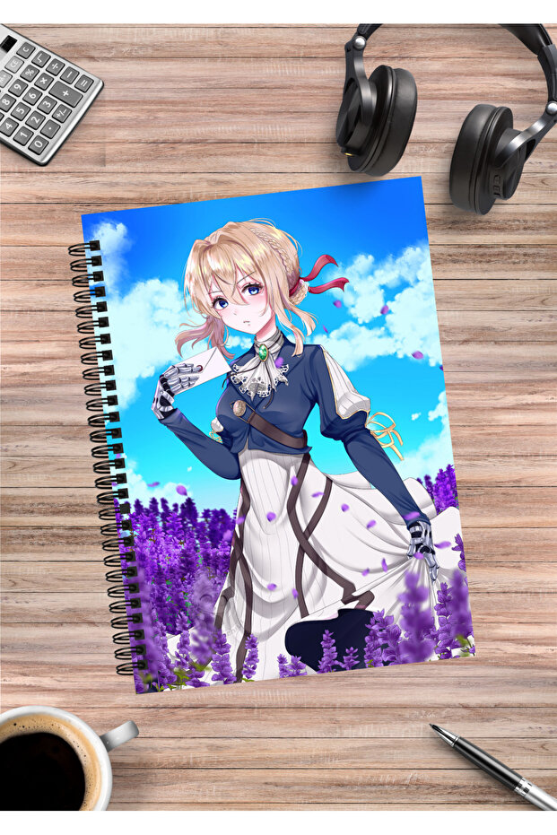 Violet Evergarden Anime Spiral Notebook A5 (50 Sheets)