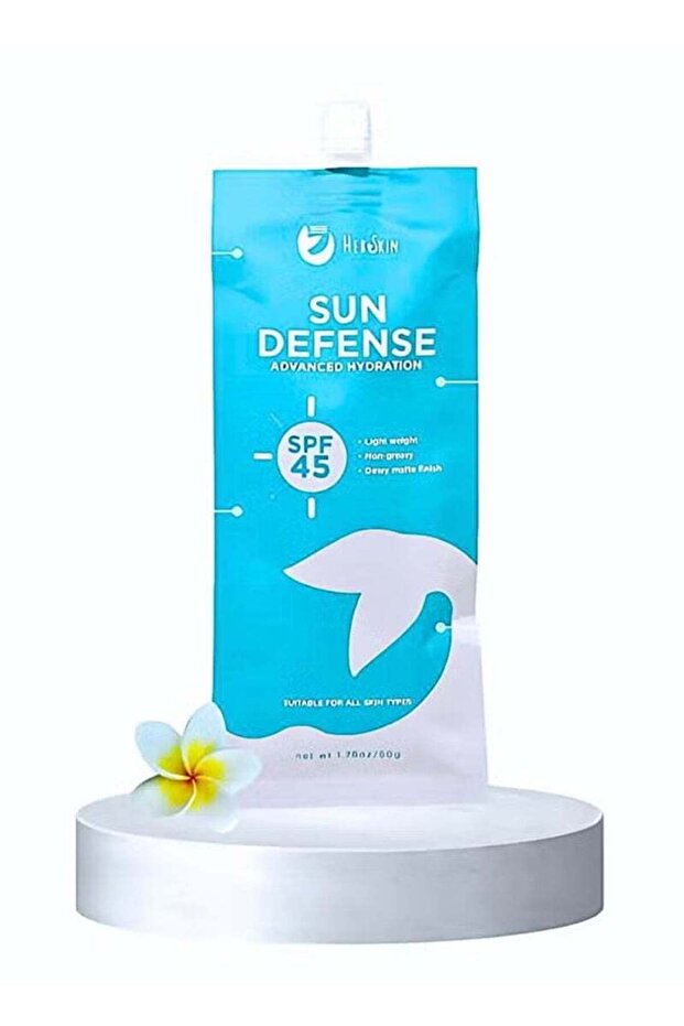 Sun Defense Sunscreen SPF 45 with Advanced Hydration Technology Lightweight Non Oily Formula