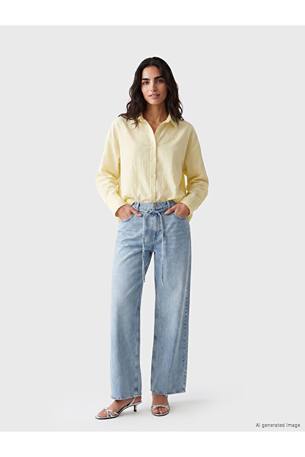 Striped Oversize Women's Shirt