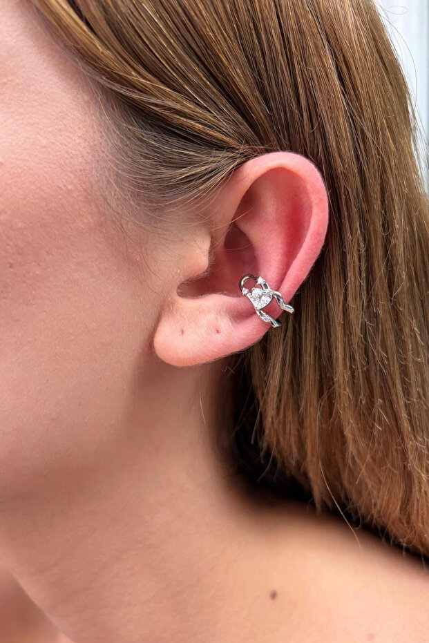 Çelik Sıkıştırmalı Cupid Earcuff