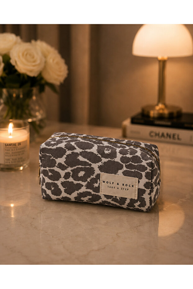 Gray Leopard Gabardine Makeup