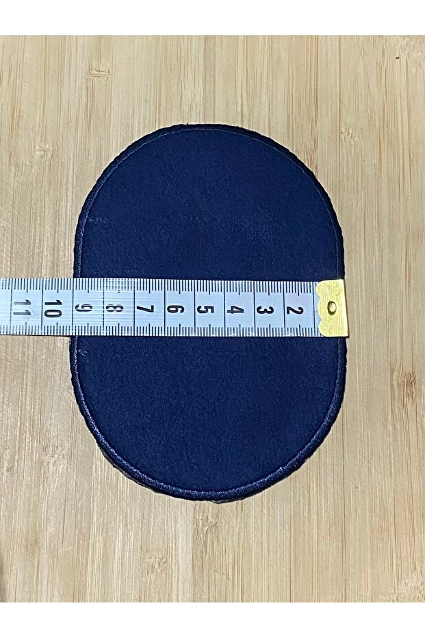 Iron-On Oval Blank Elbow Patch Suede Patch - 3