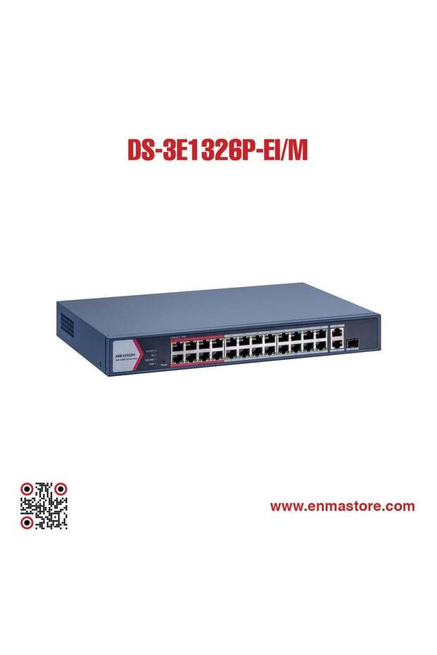 سويتش هيكفيجن DS-3E1326P-EI/M–PoE 24 Port