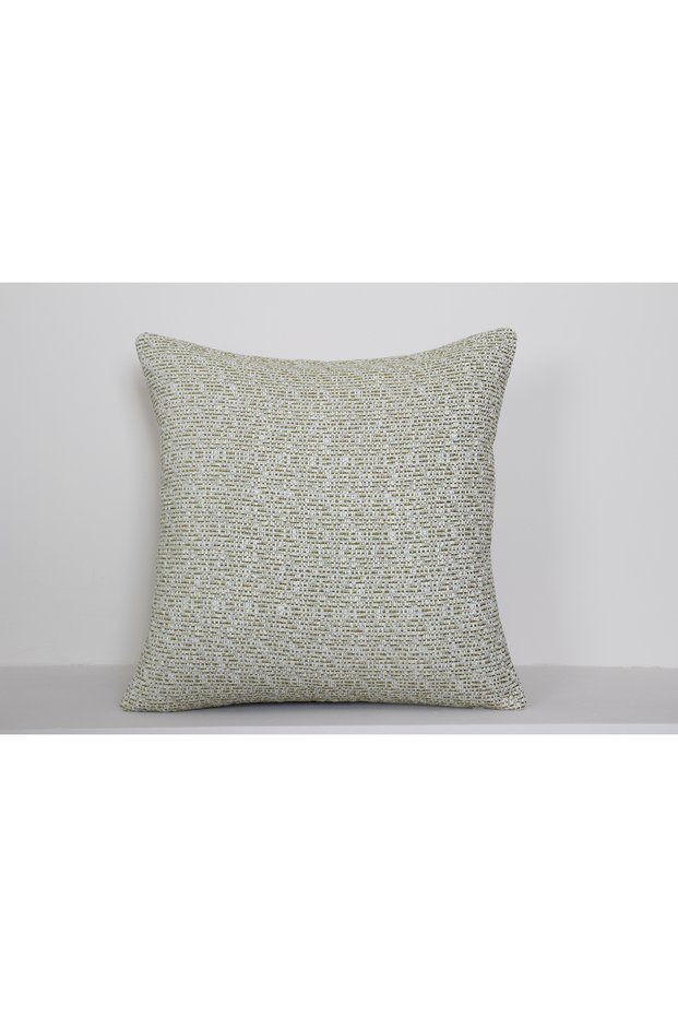 Beige Khaki Textured Cushion Cover Modern Decorative Upholstery Fabric