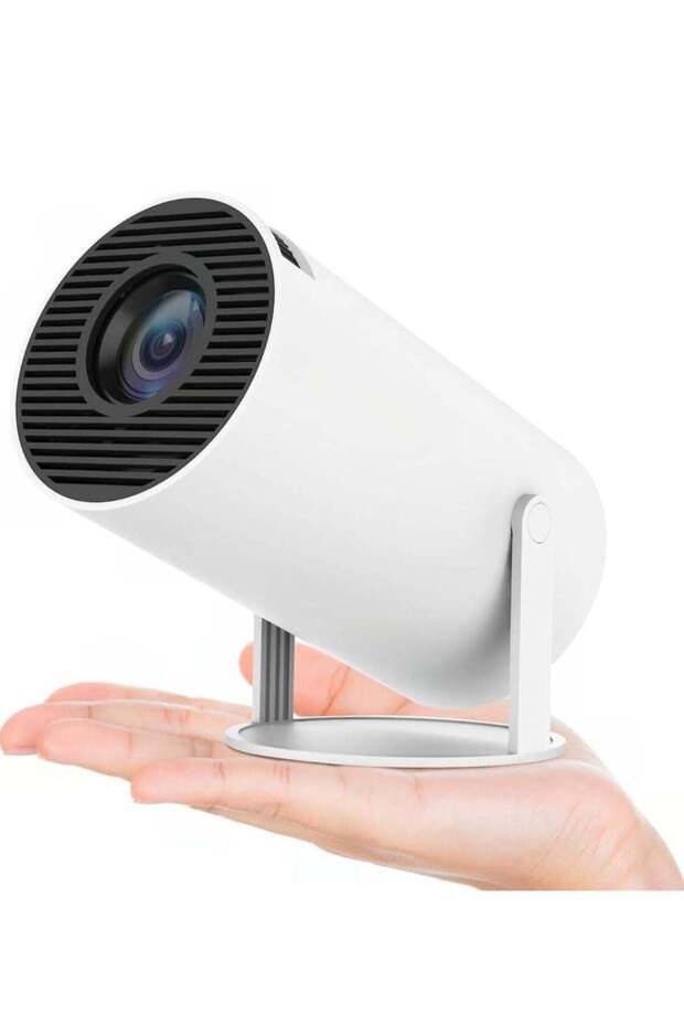 HY300 Auto Keystone Correction Portable 4K Projector with 200 ANSI, 2.4/5G WiFi, Bluetooth 5.0