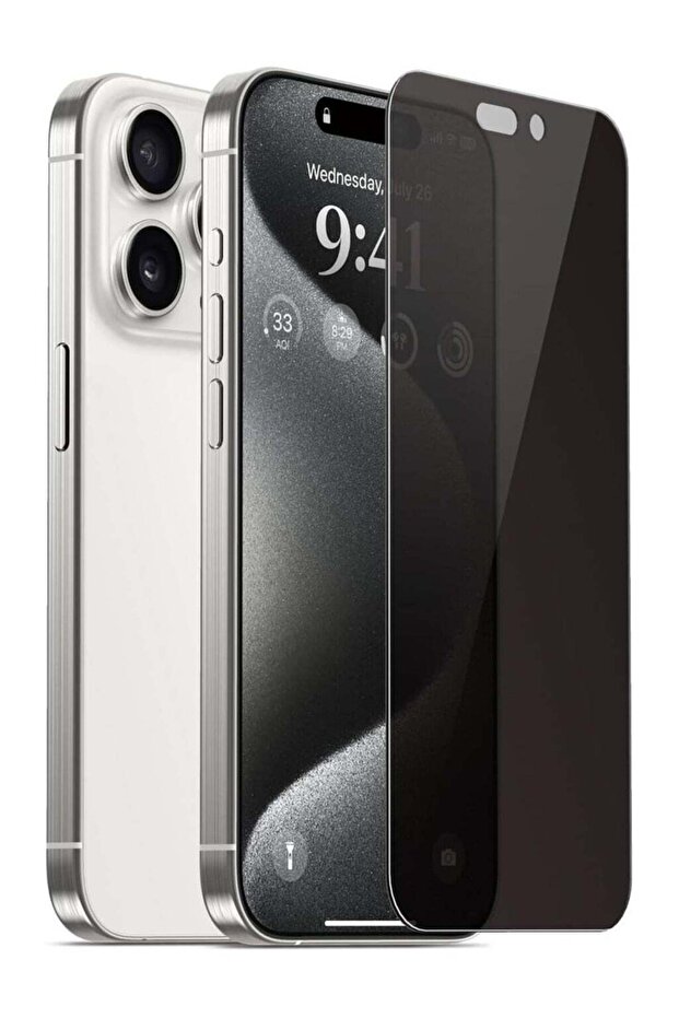 PRIVACY Tempered Glass for iPhone 15 Pro MAX (2023) Screen Protector - [28degree 1 PACK]