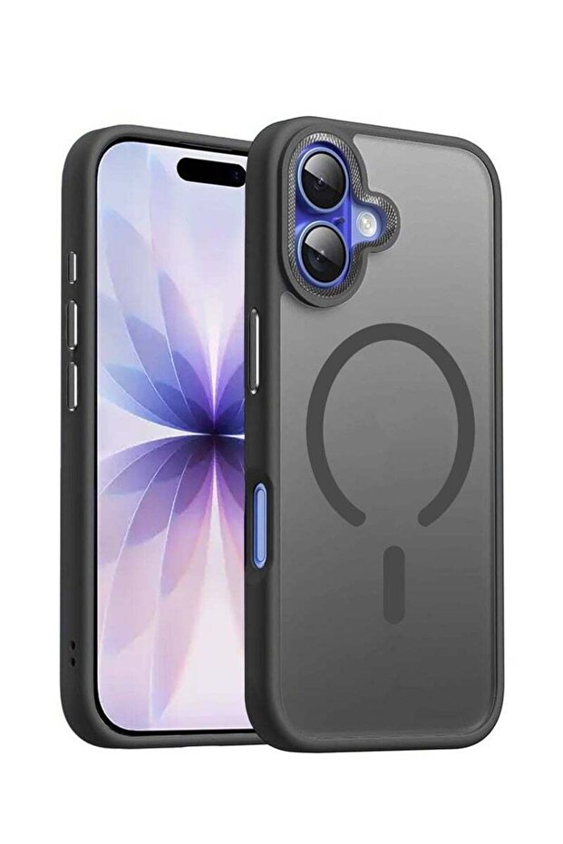 iPhone 17 5G 2025 Hard Silicone Hybrid Translucent Case | Slim Stylish Magnetic MagSafe Compatible Shockproof Protective