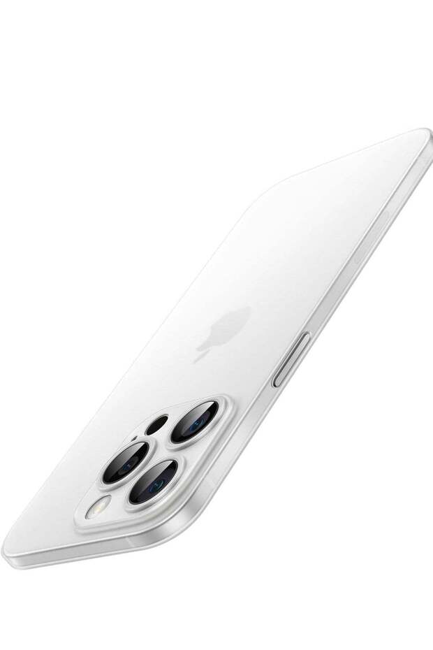 Ultra Slim (0.35mm) Case for iPhone 14 Pro 6.1-Inch | Camera Lens Cover | Frosted Clear