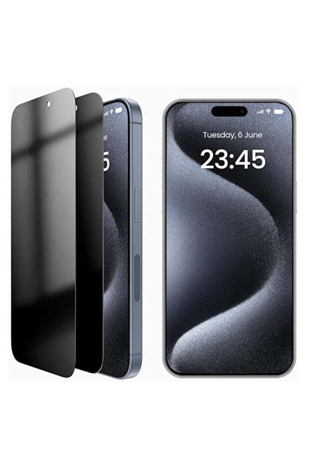 Glass for iPhone 15 Pro Max Screen Protector Tempered Glass Full Glue Edge-to-Edge