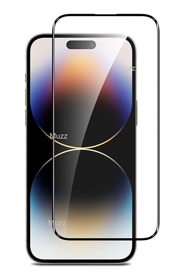Iphone 15 Pro Max Screen Protector Tempered Glass, 3D Curved, 9H Hardness, Black