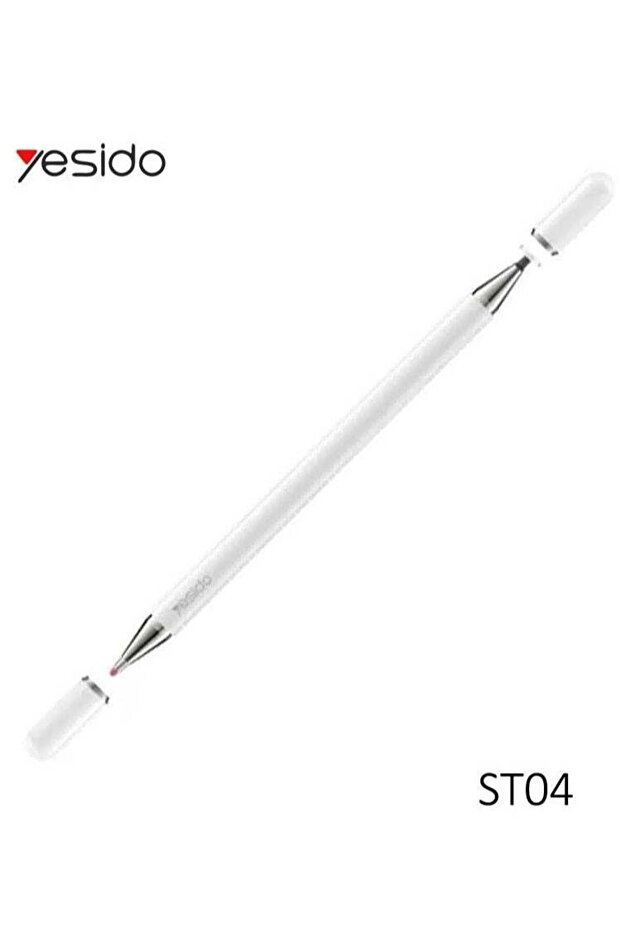 ST04 2-in-1 Capacitive Stylus Pen with Ballpoint for Smartphones and Tablets