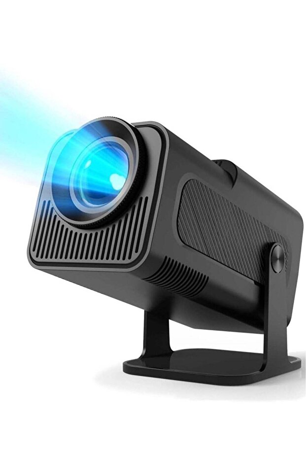 Smart Mini Projector with Native 1080P Full HD, 4K Max Support, WiFi 6, Bluetooth 5.0, Android 11 OS, Auto Keystone Correction & 180° Rotating Design for Home Cinema and Streaming